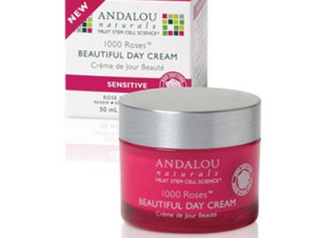 1000 Roses Beautiful Day Cream 1.7 Oz By Andalou Naturals Online Sale