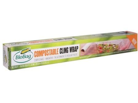 Compostable Cling Wrap 62.3 Squrefoot By BioBag For Cheap