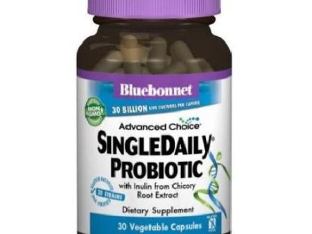 Advanced Choice Single Daily Probiotic 30 Billion 30 Veg Caps By Bluebonnet Nutrition Supply