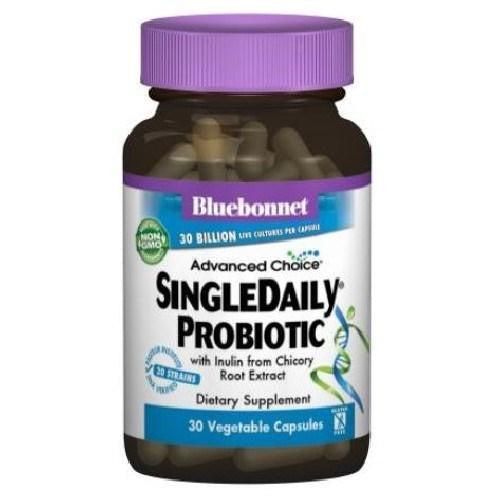 Advanced Choice Single Daily Probiotic 30 Billion 30 Veg Caps By Bluebonnet Nutrition Supply