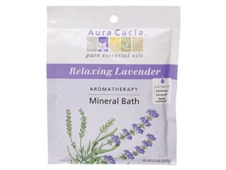 Mineral Bath  2.5 Oz By Aura Cacia For Sale