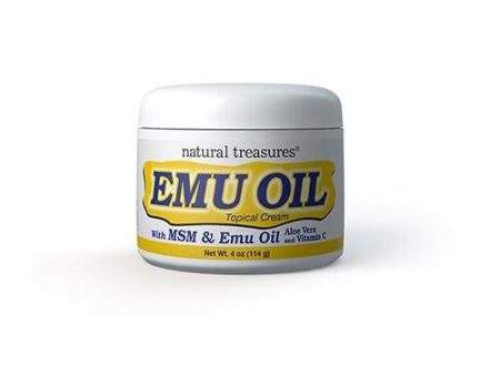 Emu Oil Cream with MSM, Aloe, & Vit C 4 Oz By BNG Enterprises Herbal Clean Online