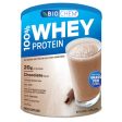 100% Whey Protein Powder Chocolate 1.8 lb By Biochem Hot on Sale