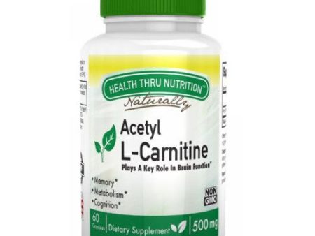 Acetyl L-Carnitine 60 Veg  Caps By Health Thru Nutrition For Sale