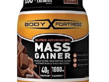 Super Advanced Gainer Chocolate 2.25 lbs By Body Fortress Hot on Sale