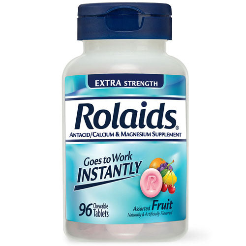 Rolaids Extra Strength Rapid Relief Assorted Fruit 96 Chewable Tabs By Rolaids Sale