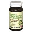 Papaya Enzyme With Chlorophyll 100 Chewable Tablets By American Health on Sale