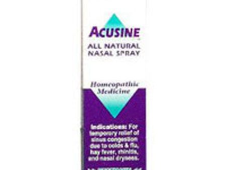 Nasal Spray Homeopathic 0.5 Oz By Acusine For Cheap