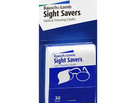 Bausch & Lomb Sight Savers Optical Cleaning Cloths 30 each By Bausch And Lomb on Sale