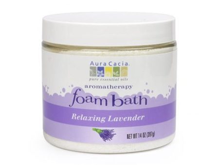 Aromatherapy Foam Bath Lavender 14 oz By Aura Cacia For Discount