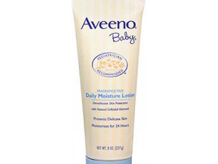 Aveeno Baby Daily Moisture Lotion Fragrance Free 8 oz By Aveeno Discount