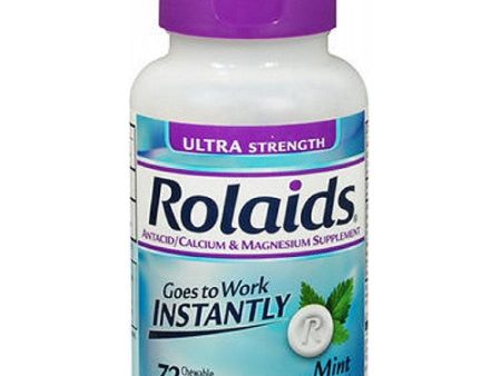 Rolaids Ultra Strength Mint 72 Chewable Tabs By Rolaids Discount