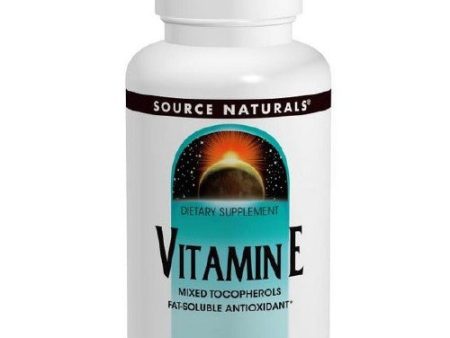 Vitamin E Natural Mixed Tocopherols 50 Softgel By Source Naturals Online Hot Sale