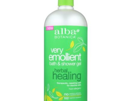 Bath & Shower Gel Herbal Healing 32 Oz By Alba Botanica Online