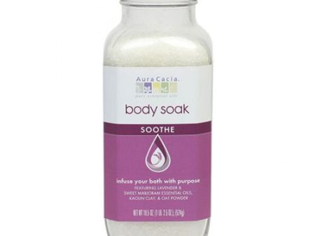 Body Soak Bath Salts Soothe 18.5 oz By Aura Cacia Online Hot Sale