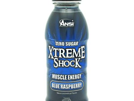 Extreme Shock Blue Raspberry 12  12 oz By Advanced Nutrient Science Intl For Sale