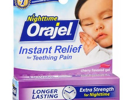 Baby Orajel Nighttime Formula Teething Pain Relief Gel 0.18 oz By Baby Orajel Discount