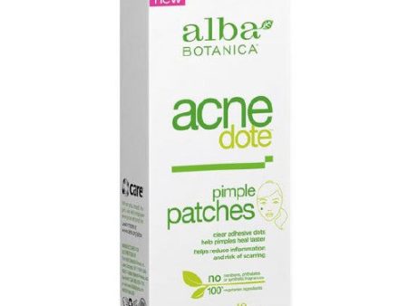 Acnedote Pimple Patches 40 Packets By Alba Botanica For Discount