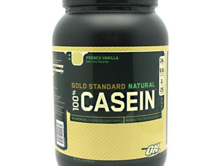 100%CASEIN GOLD French Vanilla, 2 lbs By Optimum Nutrition For Discount