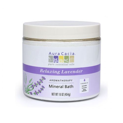 Mineral Bath Relaxing Lavender 16 Oz By Aura Cacia Hot on Sale