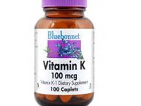 Vitamin K-1 100 Caplets By Bluebonnet Nutrition For Cheap