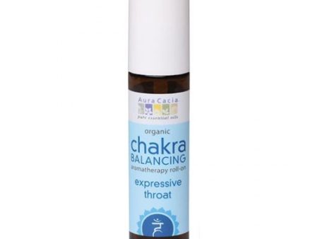 Chakra Balancing Aromatherapy Roll On Expressive Throat 0.31 oz By Aura Cacia Online Hot Sale