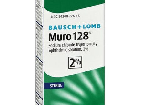 Bausch And Lomb Muro 128 2% Sterile Ophthalmic Eye Solution 0.5 oz By Bausch And Lomb Online