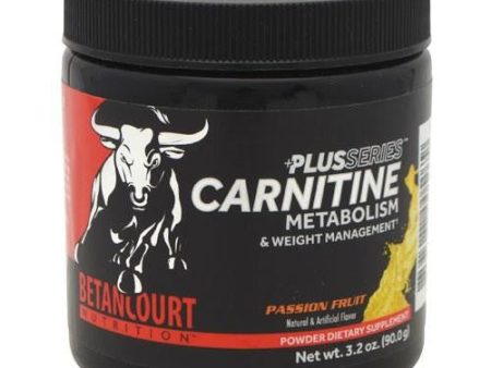 Carnitine Plus Series Passion Fruit 3.2 oz By Betancourt Nutrition For Cheap