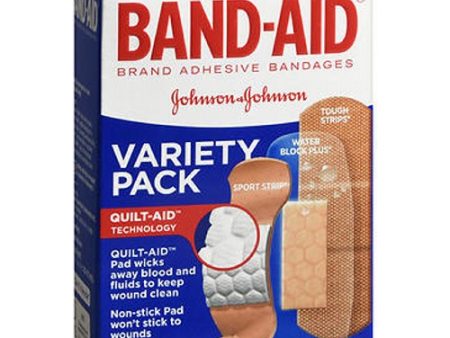 Band-Aid Adhesive Bandages Variety Pack Assorted Sizes 30 each By Band-Aid Online