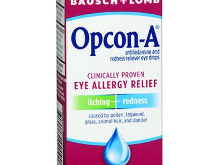 Bausch And Lomb Opcon-A Eye Drops For Itching And Redness 0.5 oz By Bausch And Lomb Hot on Sale