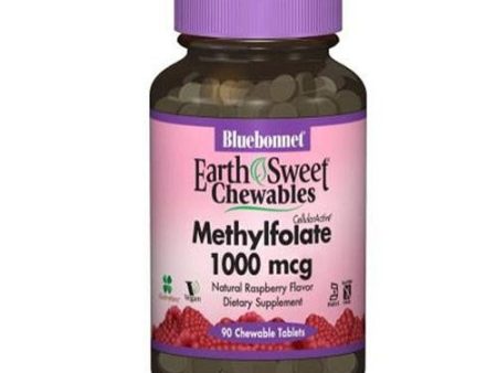 EarthSweet Chewables Cellular Active Methylfolate 90 Chewable Tabs By Bluebonnet Nutrition Online Sale