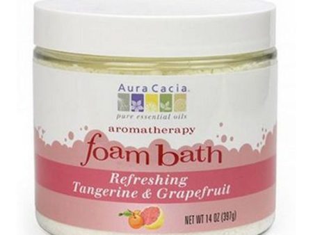 Aromatherapy Foam Bath TANG & GRAPEFRUIT, 14 OZ By Aura Cacia Discount