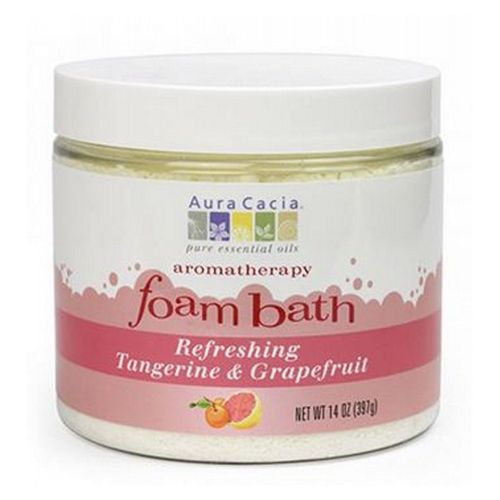 Aromatherapy Foam Bath TANG & GRAPEFRUIT, 14 OZ By Aura Cacia Discount