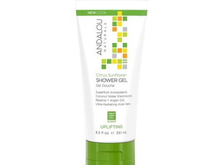 Shower Gel Citrus Sunflower Uplifting, 8.5 Oz By Andalou Naturals Discount