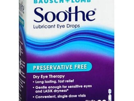 Bausch And Lomb Soothe Lubricant Preservative Free Eye Drops 28 each By Bausch And Lomb Online