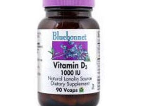 Vitamin D3 90 Veg Caps By Bluebonnet Nutrition on Sale