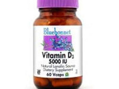 Vitamin D3 60 Veg Caps By Bluebonnet Nutrition on Sale