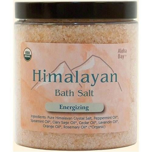 Himalayan Bath Salt Organic Energizing Energing 24 oz By Aloha Bay For Sale