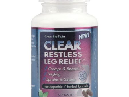 Clear Restless Leg Relief 60 Caps By Clear Products Fashion