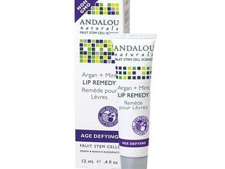 Lip Remedy Argan Plus Mint, 0.4 oz By Andalou Naturals Hot on Sale