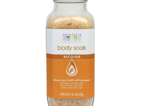 Body Soak Bath Salts Recover 18.5 oz By Aura Cacia Hot on Sale