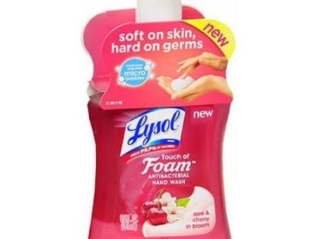 Lysol Touch of Foam Hand Wash Rose and Cherry in bloom 8.5 oz By Airborne For Cheap