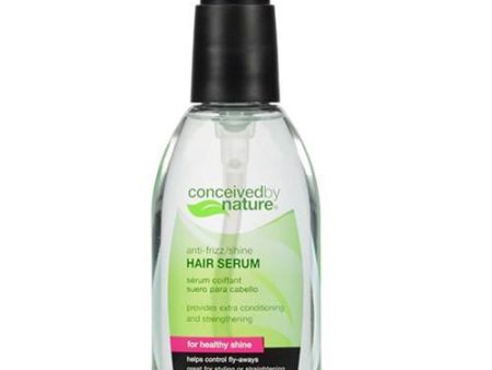 Anti Frizz-Shine Hair Serum 4 OZ By Conceived By Nature For Discount