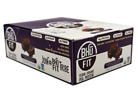 BHU Fit Bar Superfood Chocolate Chip Cookie Dough 12 Bars By BHU Foods Online Hot Sale