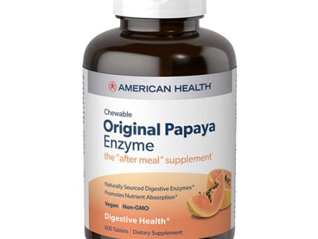 Original Papaya Enzyme 600 Chewable Tabs By American Health Online now