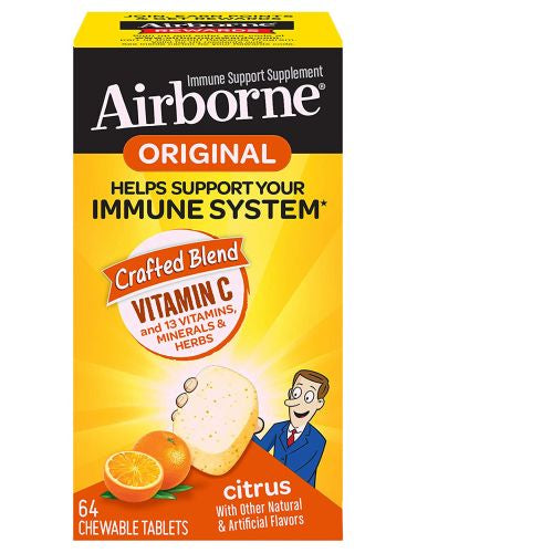 Airbone Chewable Citrus 64 Tabs By Airborne Online now