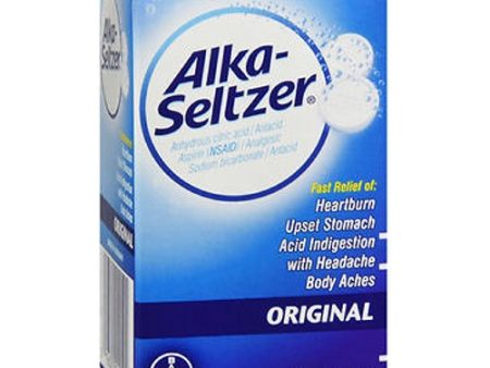 Alka-Seltzer Original Effervescent Antacid Tablets 12 tabs By Bayer Online Sale