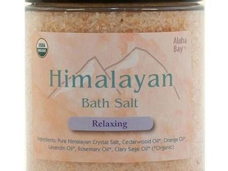 Organic Relaxing Bath Salt 24 oz By Aloha Bay Online Sale