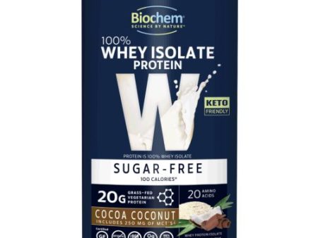 100% Whey Protein Sugar Free Cocoa Coconut 11.5 Oz By Biochem Discount