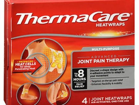 ThermaCare Joint Heatwraps 4 Each By Thermacare Sale